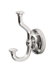 Tavern Bath Hook in Polished Nickel.